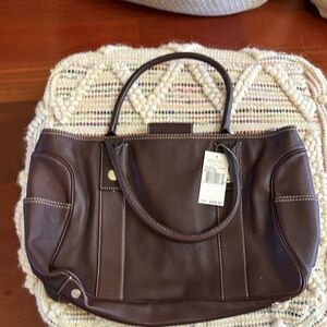 Leather Michael Kors Tote Bag